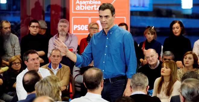 Sánchez intenta cicatrizar las bases más enfrentadas del PSOE de Sevilla