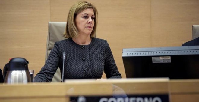 Unidos Podemos pide que Cospedal explique en el Congreso las circunstancias del accidente mortal del F18