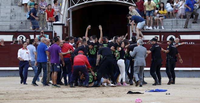 Archivada la causa contra 29 antitaurinos que saltaron a la plaza de Las Ventas