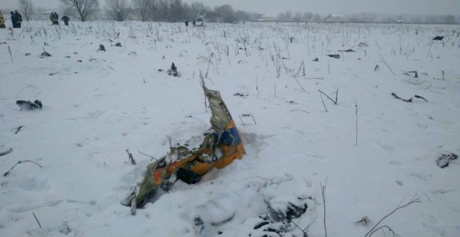 Un avión con 71 personas siniestrado cerca de Moscú no deja supervivientes