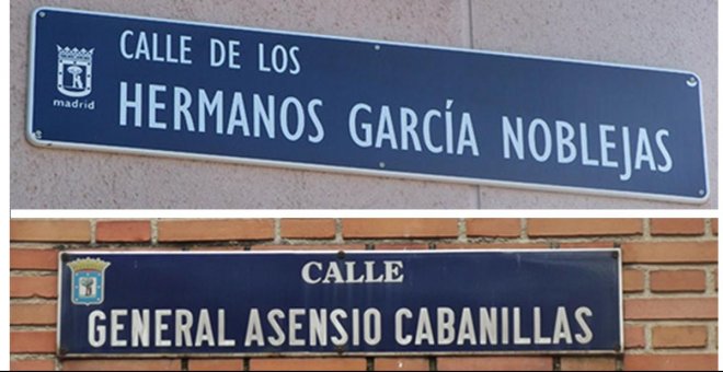 La Justicia tumba dos recursos que pedían mantener el nombre de dos calles franquistas de Madrid