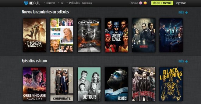 Un juez ordena bloquear dos webs piratas de cine y series por primera vez en España