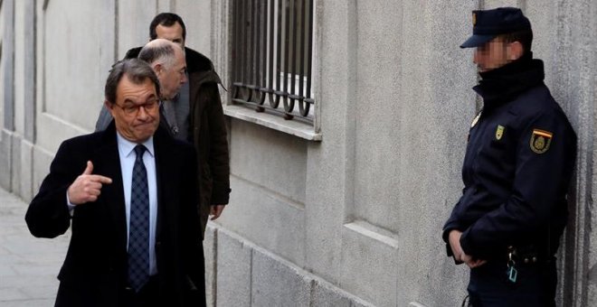 Artur Mas sale libre y sin fianza tras declarar ante el Supremo sobre el 'procés'