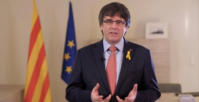 Puigdemont, sobre su retirada: "La rendición no forma parte de mi diccionario"