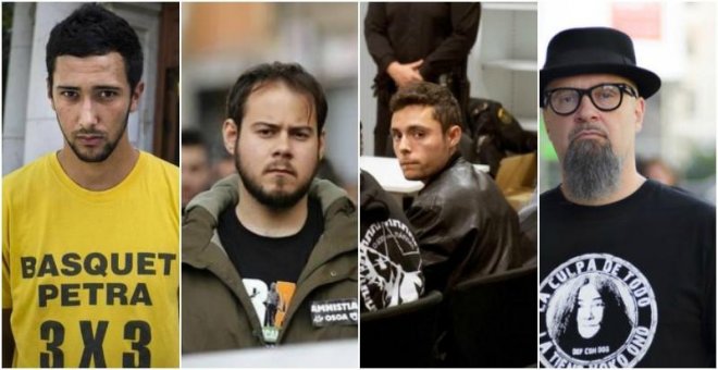 Valtonyc, Hasel, La Insurgencia, Strawberry y otra treintena de condenas por enaltecimiento desde 2016