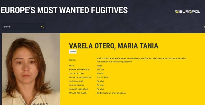 Detenida Tania Varela, la narco más buscada por la Europol