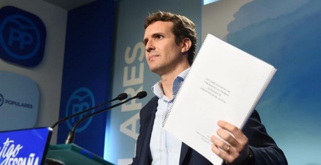 Pablo Casado aprobó media carrera de Derecho en apenas cuatro meses