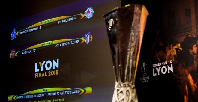 El Atlético se medirá con el Arsenal en las semifinales de la Europa League