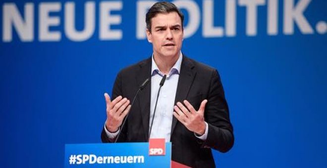 Sánchez avisa en el Congreso del SPD que el separatismo es una amenaza para Europa