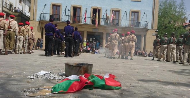 Elgeta recrea en sus calles la brutalidad del régimen franquista