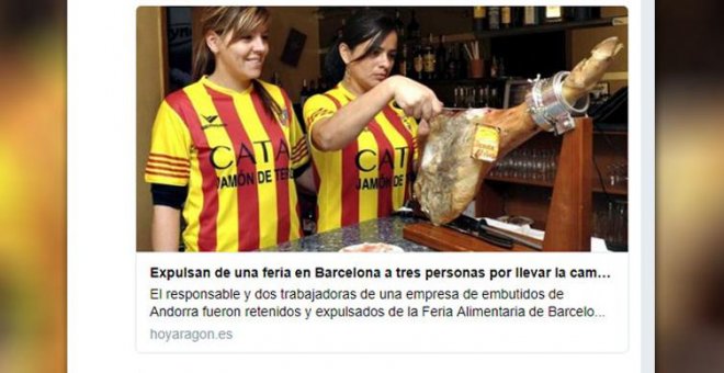 La camiseta de la discordia en la Fira de Barcelona