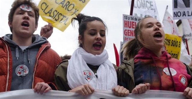 Los estudiantes llaman a la huelga este jueves para protestar contra la "escandalosa sentencia" de 'La Manada'