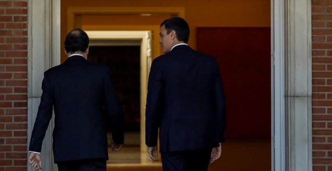 Rajoy dice ahora que mantendrá el 155, con el apoyo de Sánchez y Rivera