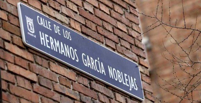 Una jueza obliga a mantener el nombre de la calle Hermanos García Noblejas porque no se precisa cómo colaboraron con la dictadura