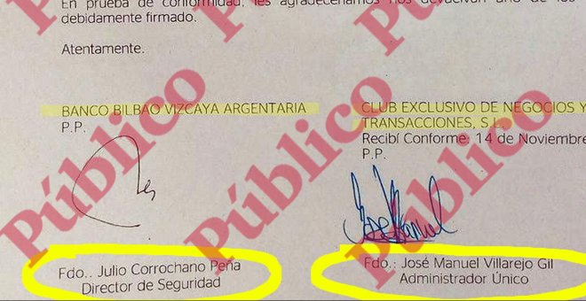 El jefe de seguridad del BBVA pagó a Villarejo 242.000 euros cuando ya estaba encarcelado