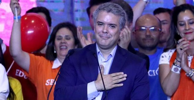 El uribista Duque y el izquierdista Petro se disputarán la segunda vuelta de las elecciones colombianas