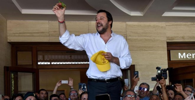 El ultraderechista Salvini celebra como una "victoria" que el Aquarius no llegue a Italia