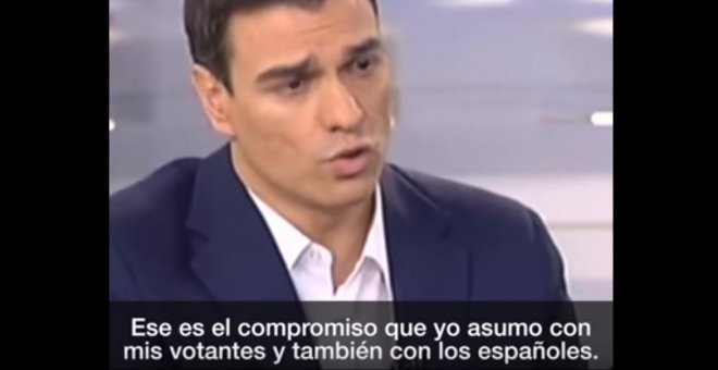 Sánchez, en 2015: "Si un responsable político creara una sociedad para pagar la mitad de impuestos, estaría fuera de mi Ejecutiva"