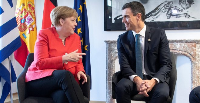 Sánchez hablará en Doñana con Angela Merkel de migración, economía y defensa
