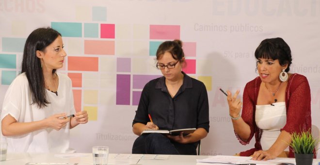 Rodríguez y Franco contraponen sus visiones sobre Podemos para un objetivo común: competir con el PSOE de Andalucía