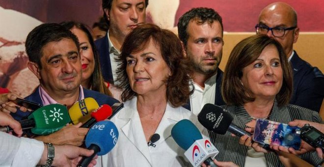 Carmen Calvo quita hierro a las declaraciones de Torra sobre "atacar al Estado"