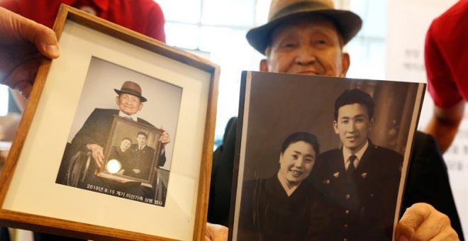 Familias de las dos Coreas se reúnen después de 65 años separados por la guerra