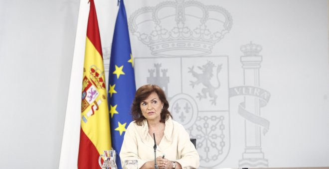 Carmen Calvo y 9 ministros comparecerán en el Congreso en el inicio de curso