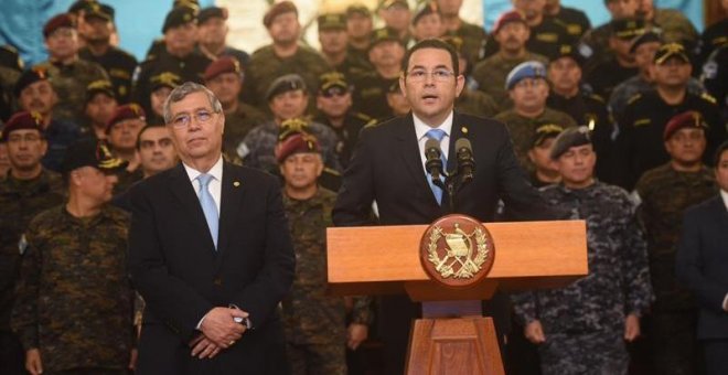 El presidente de Guatemala anuncia la salida del país de la Comisión contra la Impunidad