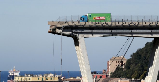 La Policía italiana señala a ejecutivos de Autostrade entre los responsables del derrumbe del puente de Génova