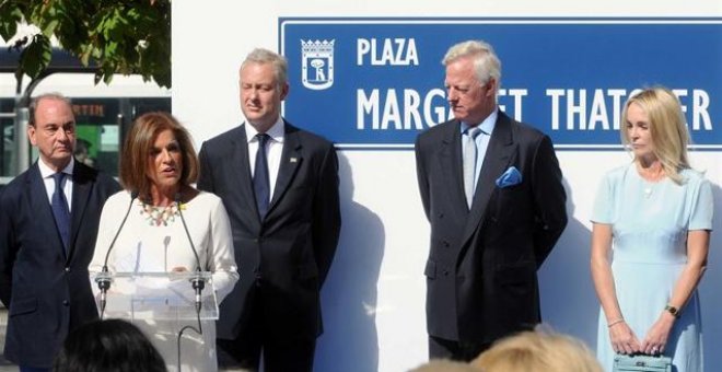Ahora Madrid y PSOE pactan modificar el nombre de la plaza Margaret Thatcher