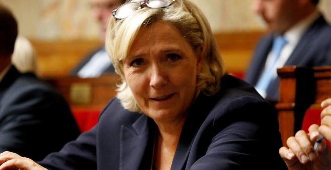 El partido de Le Pen supera en intención de voto al de Macron de cara a las elecciones europeas mientras Melechon se hunde