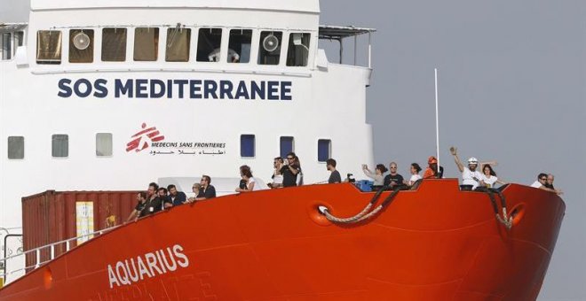 Francia busca una "solución europea" a la situación del Aquarius tras la decisión de Panamá de retirarle su bandera