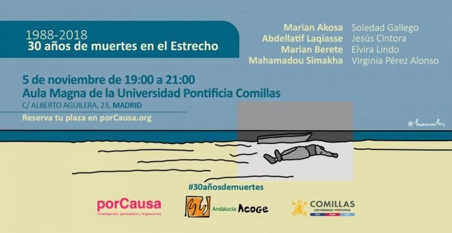 '30 años de muertes en el Estrecho', una charla sobre el drama migratorio