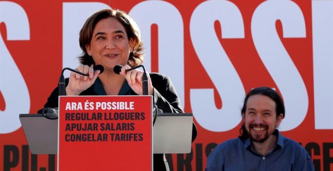 Ada Colau, sobre los presupuestos: "Pedimos a Pedro Sánchez que no tire la toalla, como no hizo con la moción de censura"