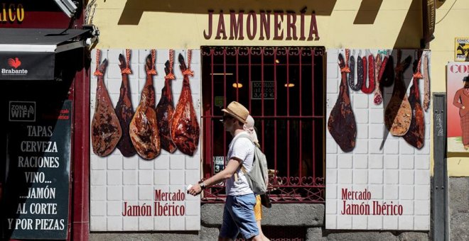 España firma un acuerdo para exportar jamón curado con hueso a China