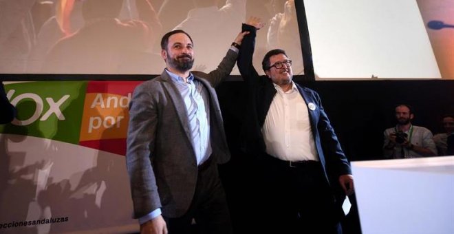 Vox irrumpe con 12 escaños en Andalucía
