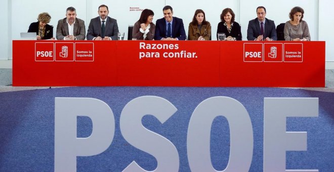 Tensión en el Grupo Socialista y preocupación en los 'barones', que piden a Sánchez mano dura en Catalunya