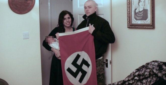 Una pareja de neonazis de Reino Unido, condenada a más de cinco años de prisión
