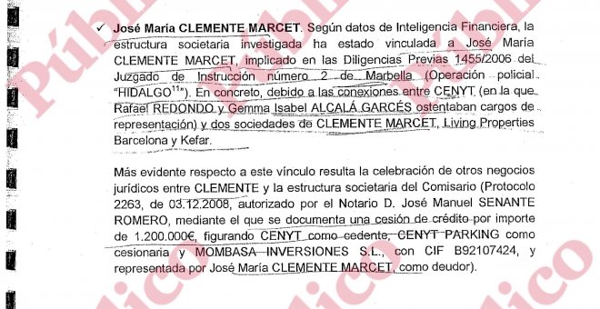 El narco Clemente Marcet firmó una deuda de 1,2 millones a Villarejo estando procesado