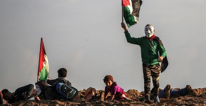Tres palestinos muertos por fuego israelí en las protestas de la Franja de Gaza
