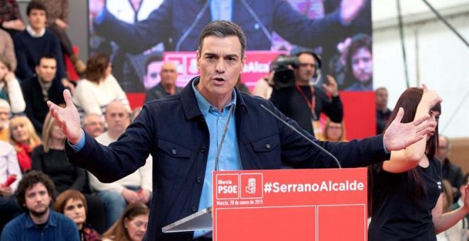 Sánchez: "El espacio de la moderación y del sentido común lo representa el PSOE"