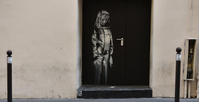 Encuentran en Italia el Bansky robado en la sala Bataclan