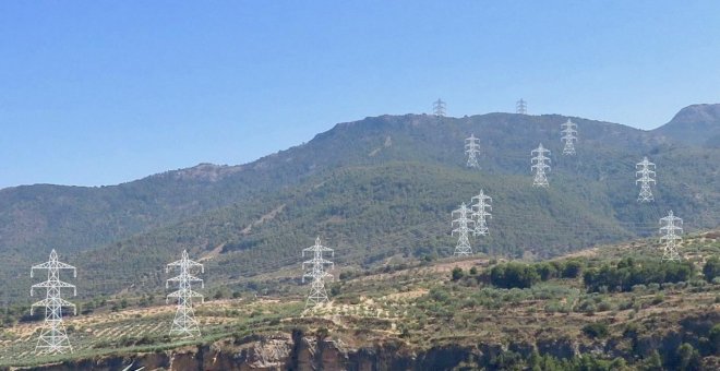 El Valle de Lecrín, en pie de guerra contra la instalación de torres eléctricas de alta tensión