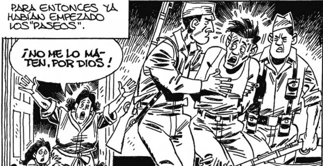 'Las caras de la guerra', el golpe franquista a través de los cómics