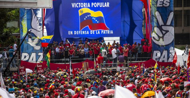 El chavismo pincha en la celebración de su "victoria" ante el apagón más largo de Venezuela