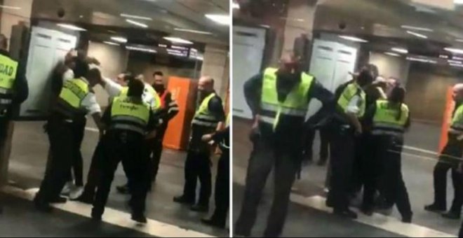 Renfe aparta a los guardias de seguridad que aporrearon a un extranjero en Barcelona