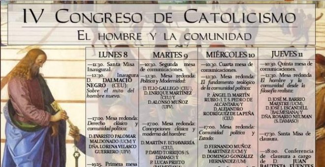 La Complutense acoge un congreso católico en el que se celebran misas como una actividad académica
