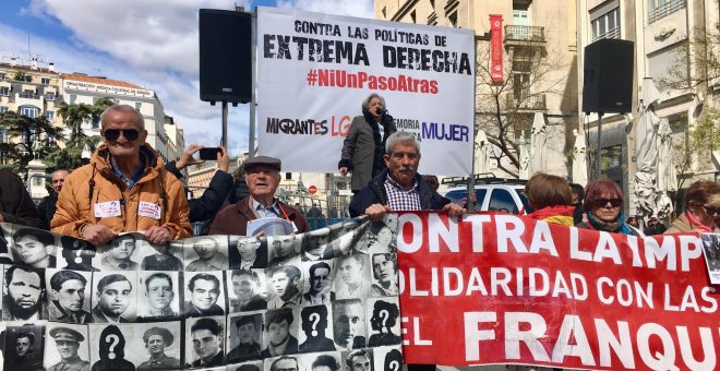 "Ni un paso atrás en los derechos conquistados", el lema que frena a la extrema derecha