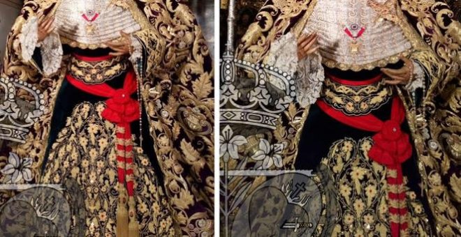 Una virgen procesionará en Sevilla con un fajín de Franco y el traje del torero de Vox