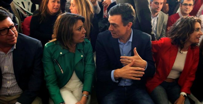 Sánchez apela a la política sin confrontación en medio de varias puyas entre el socialismo andaluz